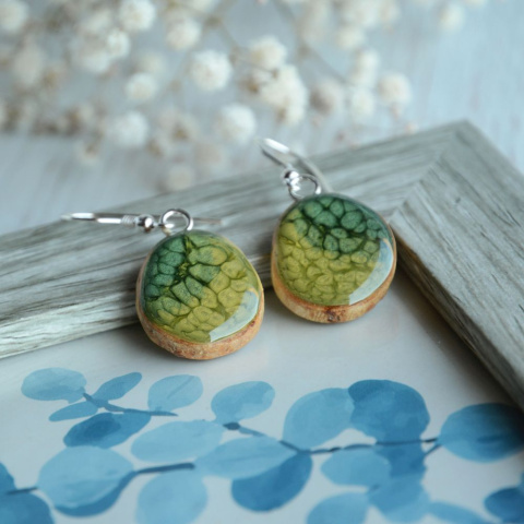 Kolczyki handmade ręcznie malowane Kolczyki handmade ręcznie malowane