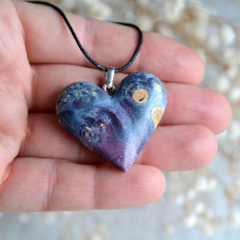 Serce handmade wisior Serce handmade wisior