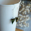 Kolczyki z łańcuszkiem handmade