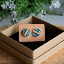 Ręcznie wykonane kolczyki sztyfty