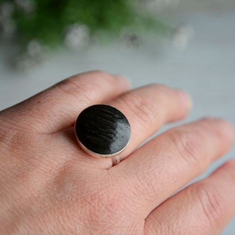 Srebrny pierścionek hand made