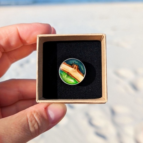 Ręcznie wykonany pierścionek