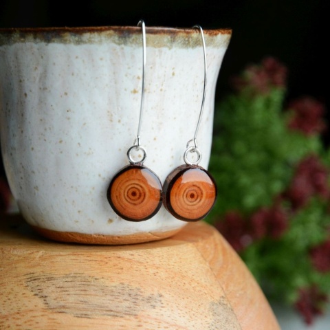 Długie lekkie kolczyki wiszące