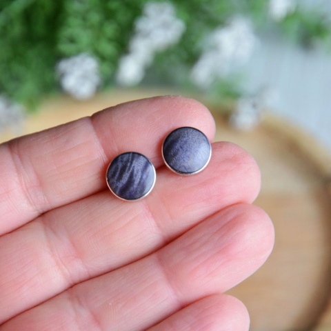 Okrągłe kolczyki sztyfty