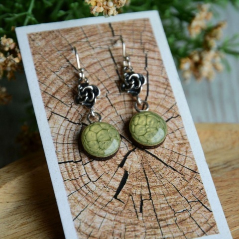 Kolczyki wiszące hand made