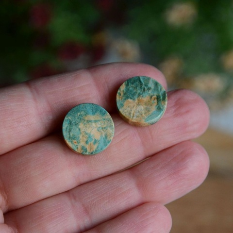 Duże morskie kolczyki koła