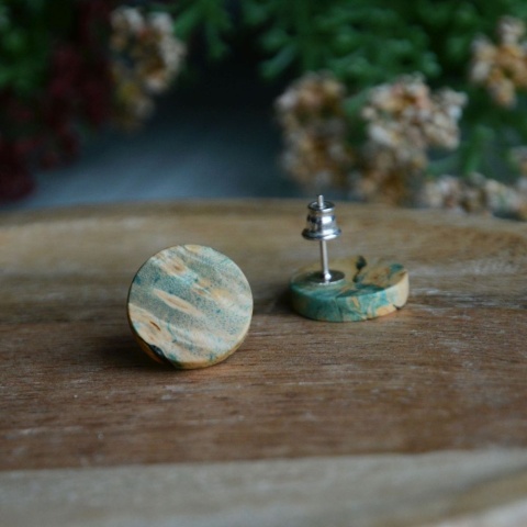 Unikatowe kolczyki okrągłe